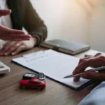 A consumer reviewing a vehicle service protection contract to verify coverage details and exclusion lists before purchasing.