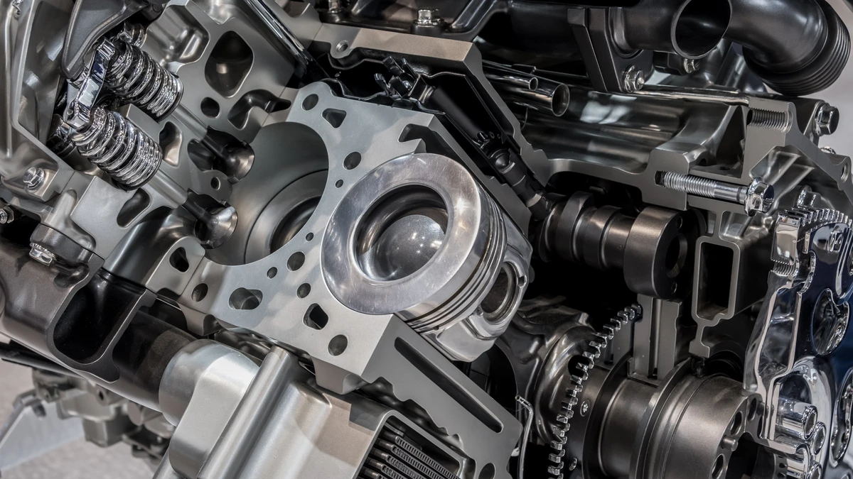 Car engine close-up highlighting powertrain warranty coverage